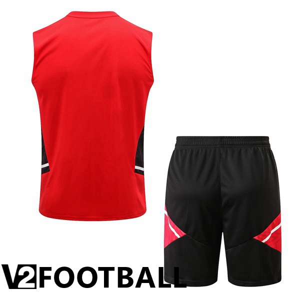 Manchester United Football Vest + Shorts Red 2022/2023