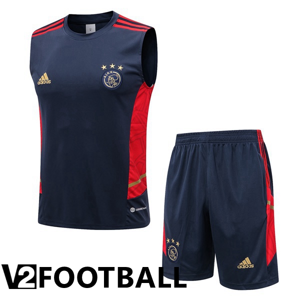 AFC Ajax Football Vest + Shorts Royal Blue 2022/2023