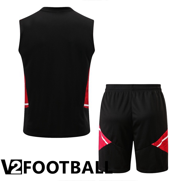 Manchester United Football Vest + Shorts Black 2022/2023