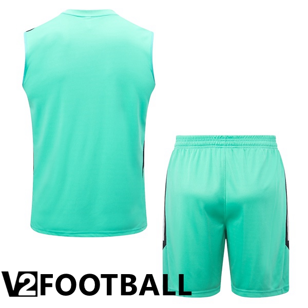 Real Madrid Football Vest + Shorts Green 2022/2023