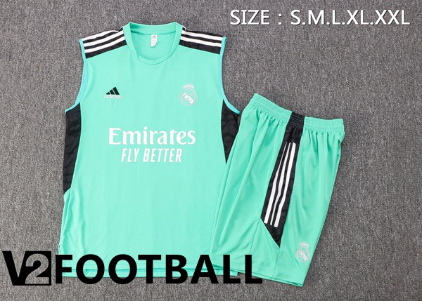 Real Madrid Football Vest + Shorts Green 2022/2023