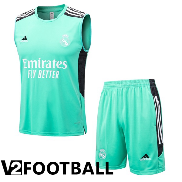 Real Madrid Football Vest + Shorts Green 2022/2023