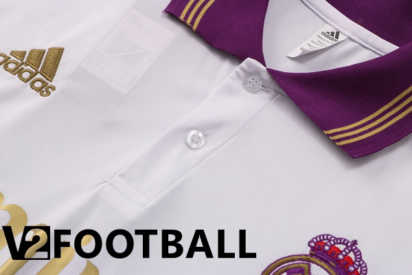 Real Madrid Polo Shirts + Pants White 2022/2023