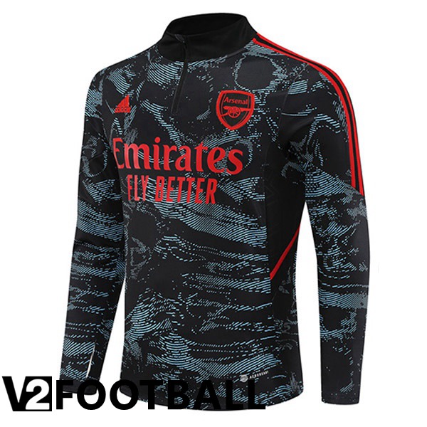 Arsenal Training Sweatshirt Blue Red 2022/2023