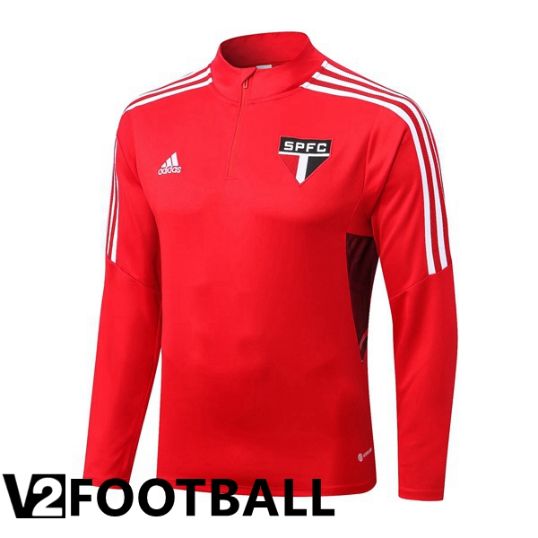 Sao Paulo FC Training Sweatshirt Red 2022/2023
