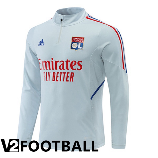 Olympique Lyon Training Sweatshirt Grey 2022/2023