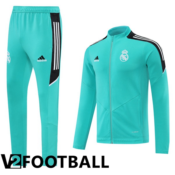 Real Madrid Training Jacket Suit Green 2022/2023