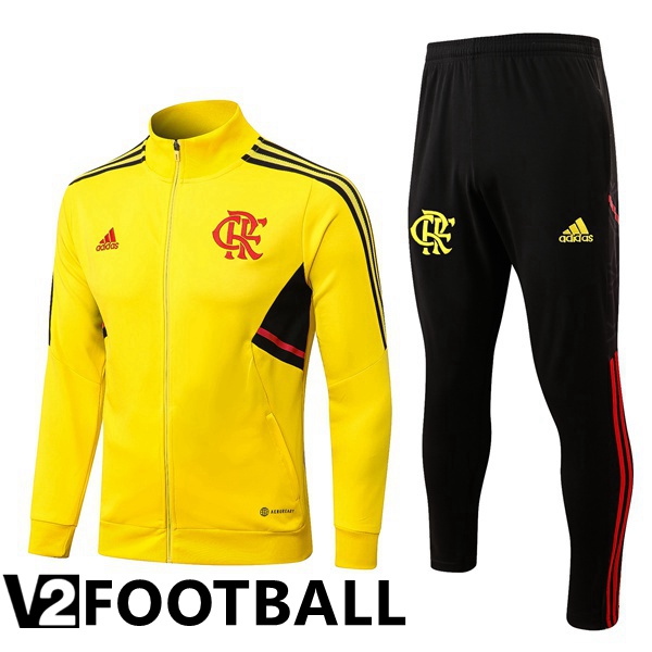 Flamengo Training Jacket Suit Yellow 2022/2023