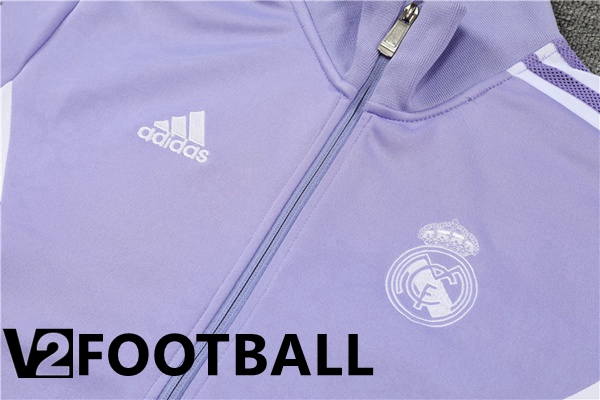 Real Madrid Training Jacket Suit Purple 2022/2023