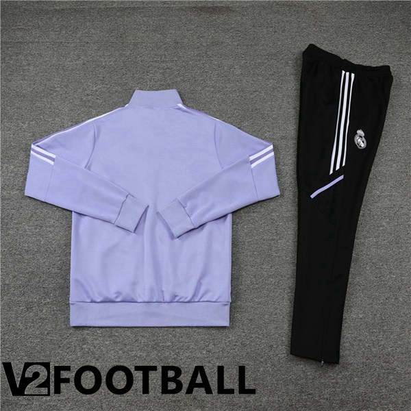 Real Madrid Training Jacket Suit Purple 2022/2023