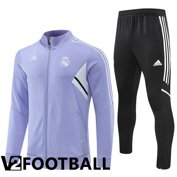 Real Madrid Training Jacket Suit Purple 2022/2023