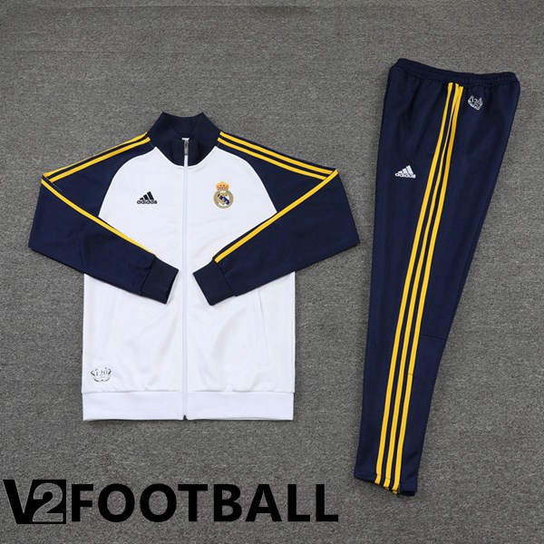 Real Madrid Training Jacket Suit White 2022/2023