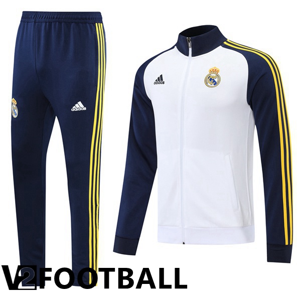 Real Madrid Training Jacket Suit White 2022/2023