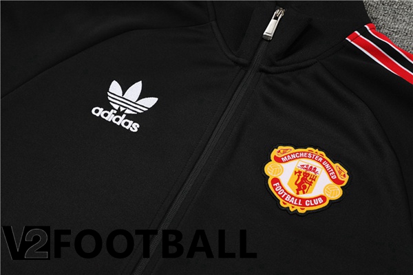 Manchester United Training Jacket Suit Black 2022/2023