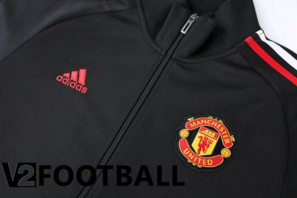 Manchester United Training Jacket Suit Black 2022/2023