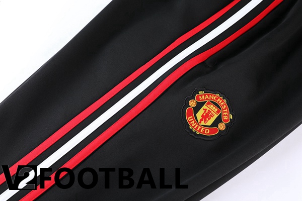 Manchester United Training Jacket Suit Black 2022/2023