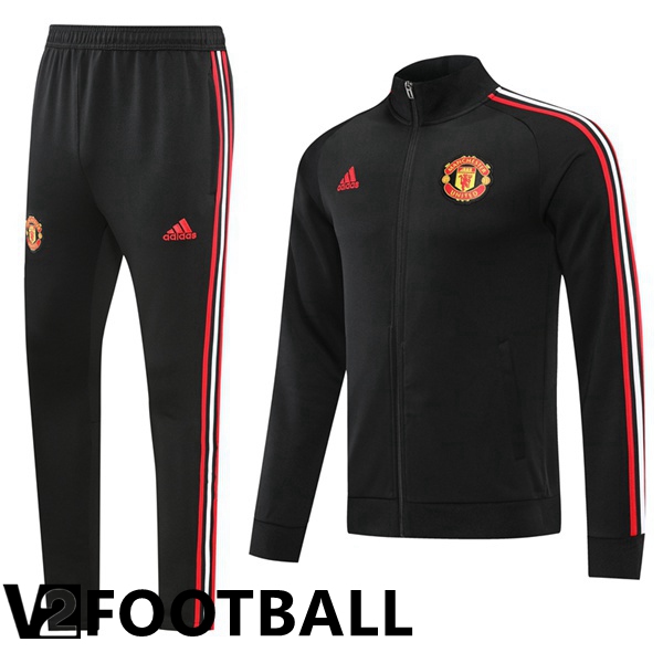 Manchester United Training Jacket Suit Black 2022/2023