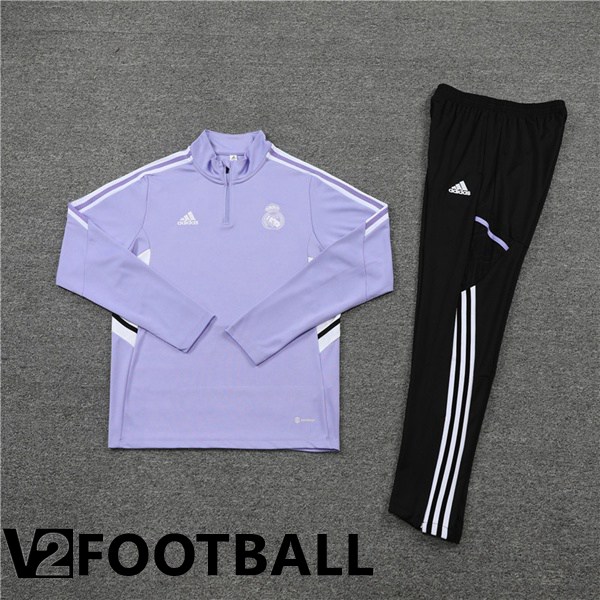 Real Madrid Training Tracksuit Purple 2022/2023