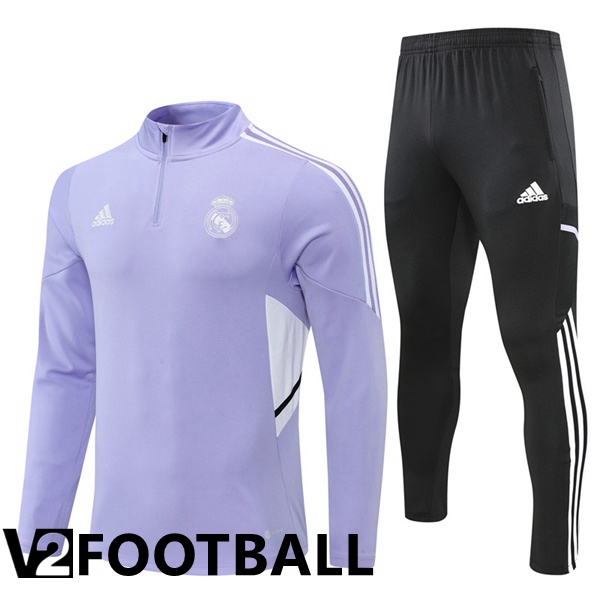 Real Madrid Training Tracksuit Purple 2022/2023