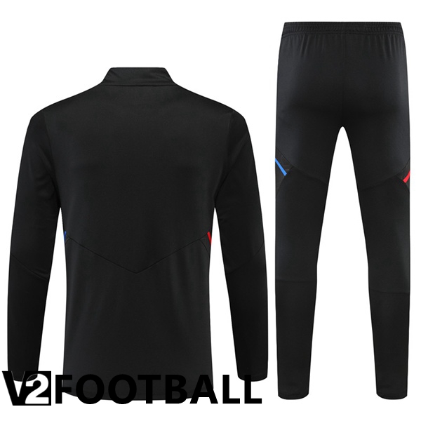 Olympique Lyon Training Tracksuit Black 2022/2023