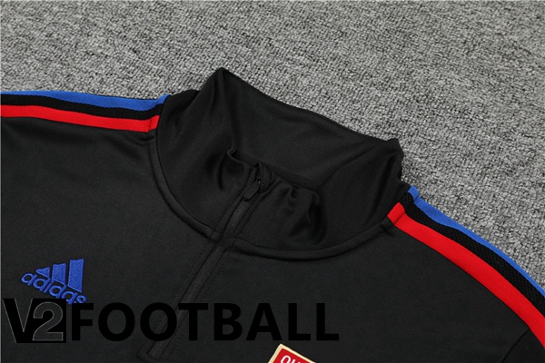 Olympique Lyon Training Tracksuit Black 2022/2023