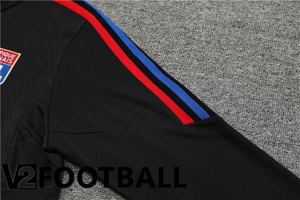 Olympique Lyon Training Tracksuit Black 2022/2023