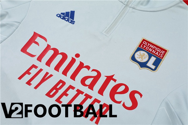 Olympique Lyon Training Tracksuit Grey 2022/2023