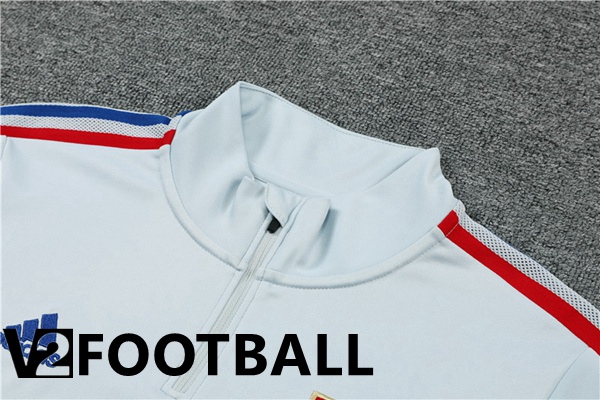 Olympique Lyon Training Tracksuit Grey 2022/2023