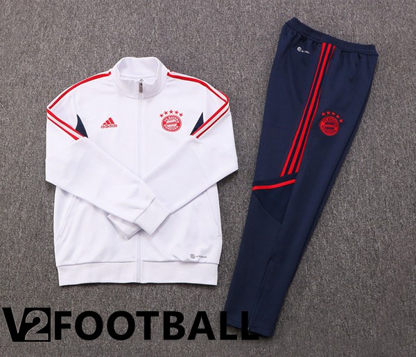 Bayern Munich Training Jacket Suit White 2022/2023