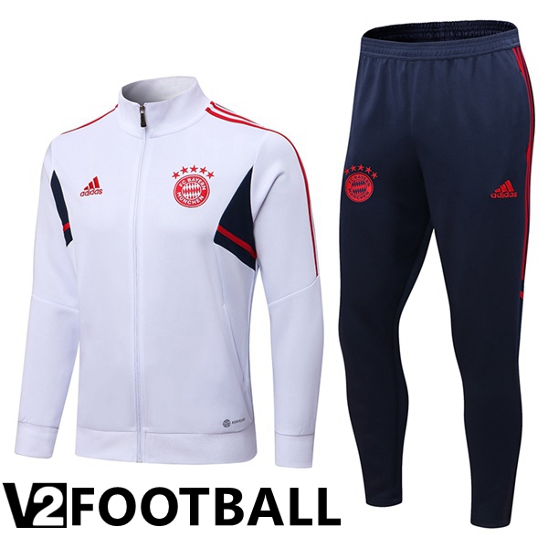 Bayern Munich Training Jacket Suit White 2022/2023