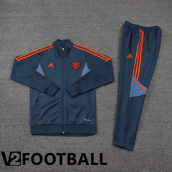 Manchester United Training Jacket Suit Grey 2022/2023