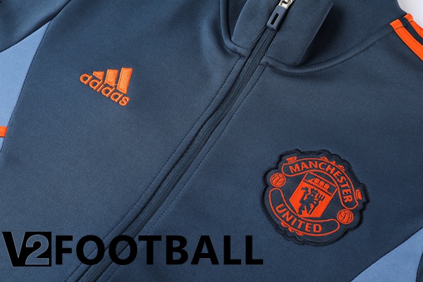 Manchester United Training Jacket Suit Grey 2022/2023