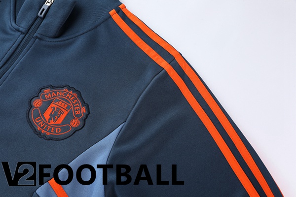 Manchester United Training Jacket Suit Grey 2022/2023