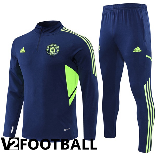 Manchester United Training Jacket Suit Royal Blue 2022/2023