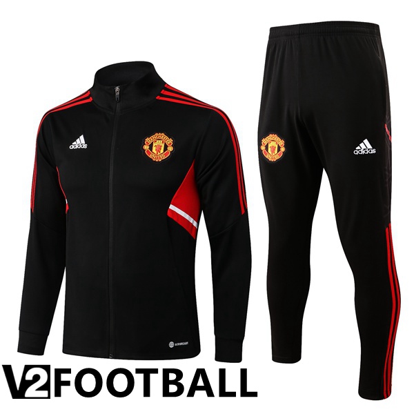 Manchester United Training Jacket Suit Black 2022/2023