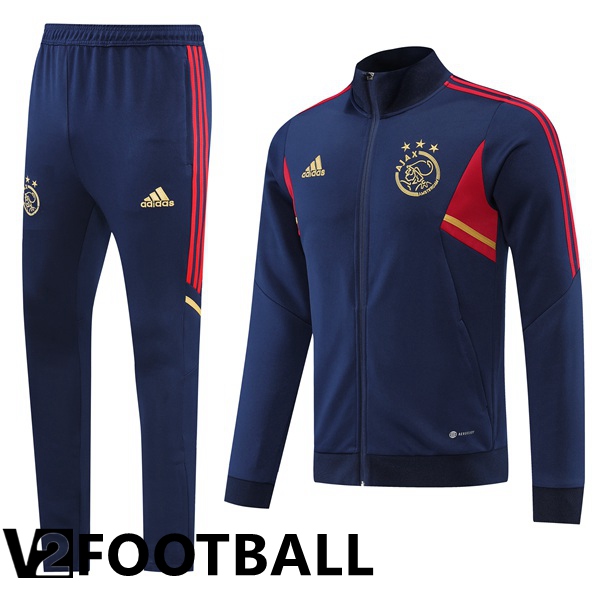 Afc Ajax Training Jacket Suit Blue 2022/2023