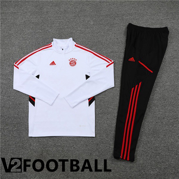 Bayern Munich Training Jacket Suit White 2022/2023