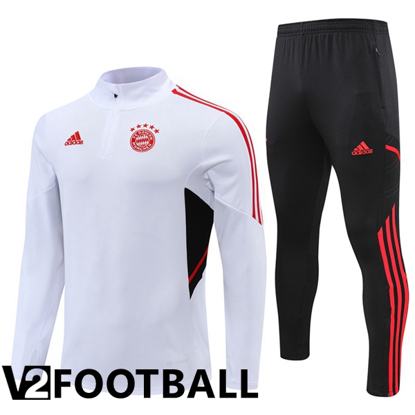 Bayern Munich Training Jacket Suit White 2022/2023