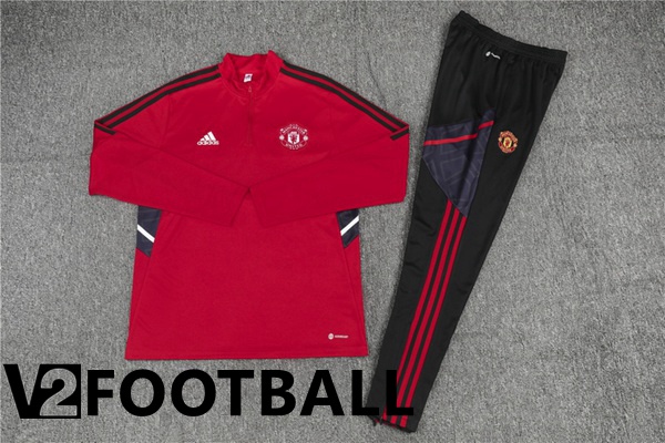 Manchester United Training Jacket Suit Red 2022/2023