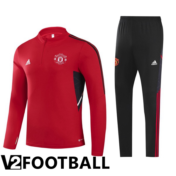 Manchester United Training Jacket Suit Red 2022/2023