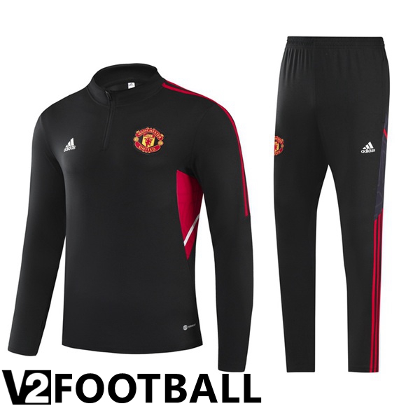 Manchester United Training Jacket Suit Black 2022/2023