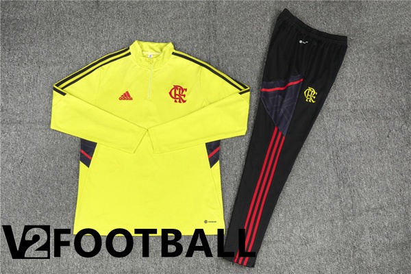 Flamengo Training Jacket Suit Yellow 2022/2023