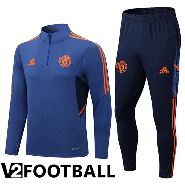 Manchester United Training Jacket Suit Blue 2022/2023