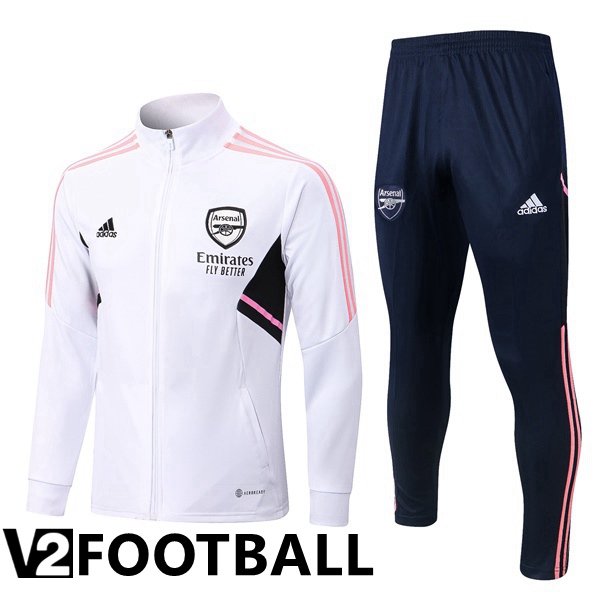 Arsenal Training Jacket Suit White 2022/2023