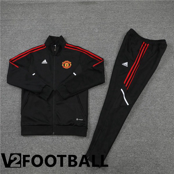 Manchester United Training Jacket Suit Black 2022/2023