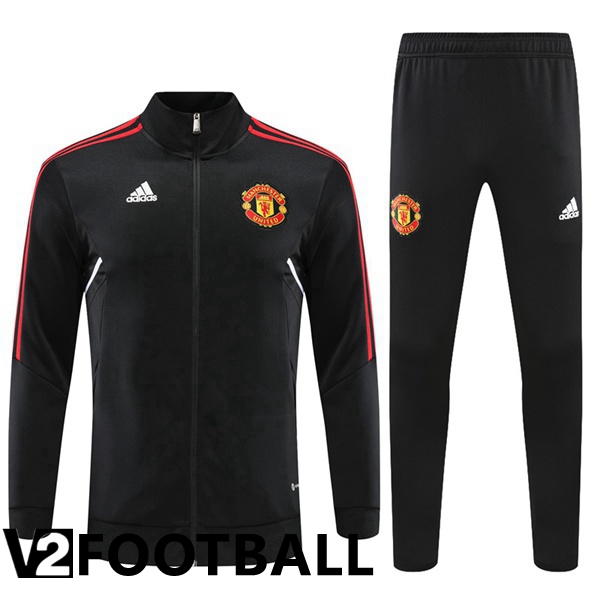 Manchester United Training Jacket Suit Black 2022/2023