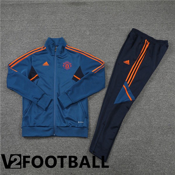 Manchester United Training Jacket Suit Blue 2022/2023