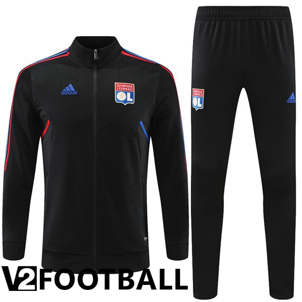 Olympique Lyon Training Jacket Suit Black 2022/2023