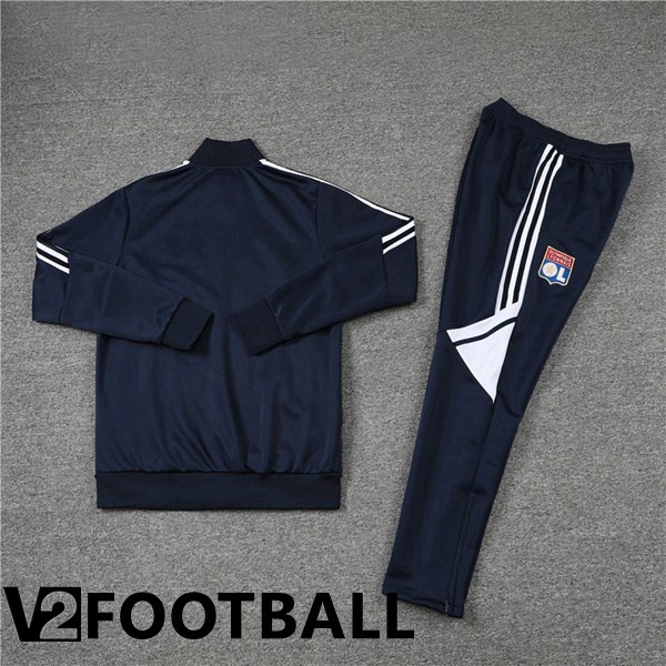 Olympique Lyon Training Jacket Suit Royal Blue 2022/2023