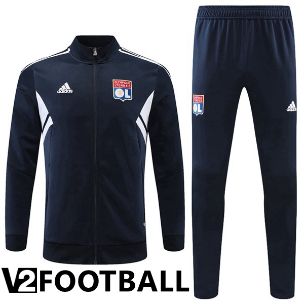 Olympique Lyon Training Jacket Suit Royal Blue 2022/2023